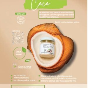 Desodorante de Coco Familiar y/o Mujer